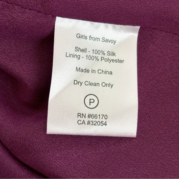 Girls From Savoy Dress Bouquet Toss Silk Dress Sz 0 Anthropologie - Picture 7 of 8